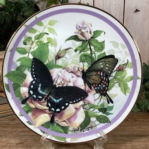 Hamilton Collection Butterfly Garden “Spicebush Swallowtail” Collectors Plate